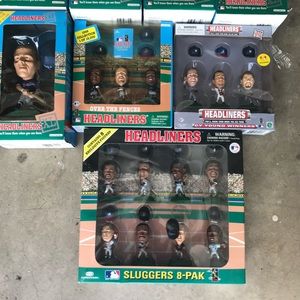Baseball bobble head collection